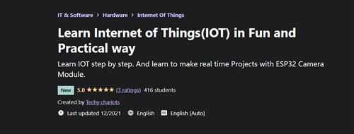 Udemy - Learn Internet of Things(IOT) in Fun and Practical way