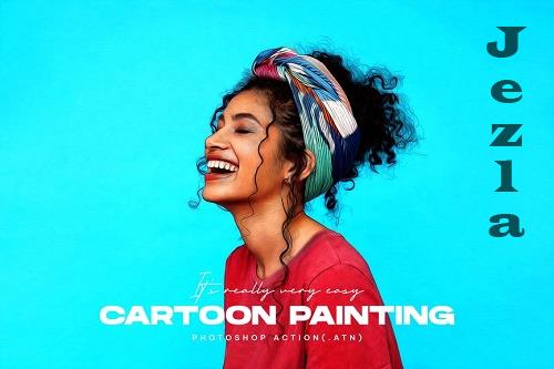 Cartoon Painting Photoshop Action