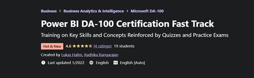 Udemy - Power BI DA-100 Certification Fast Track