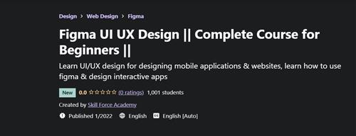 Figma UI UX Design - Complete Course for Beginners