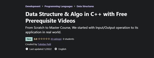 Udemy - Data Structure & Algo in C++ with Free Prerequisite Videos