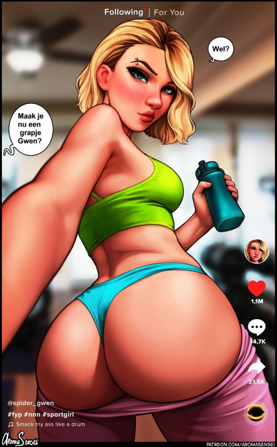 AromaSensei - Gwen at the Fitness Porn Comic
