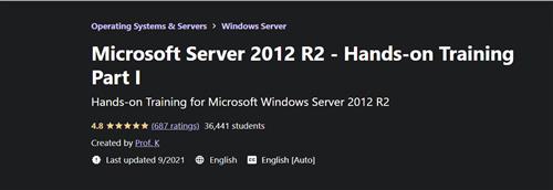 Microsoft Server 2012 R2 Hands-on Training Part I