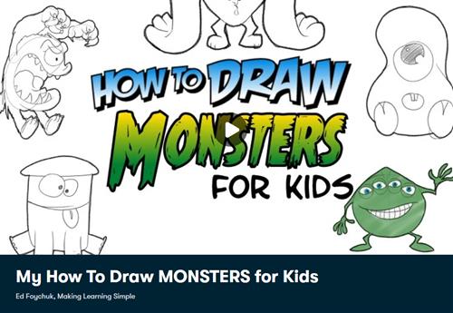 Ed Foychuk – My How To Draw MONSTERS for Kids