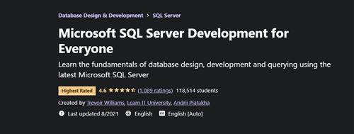 Udemy - Microsoft SQL Server Development for Everyone