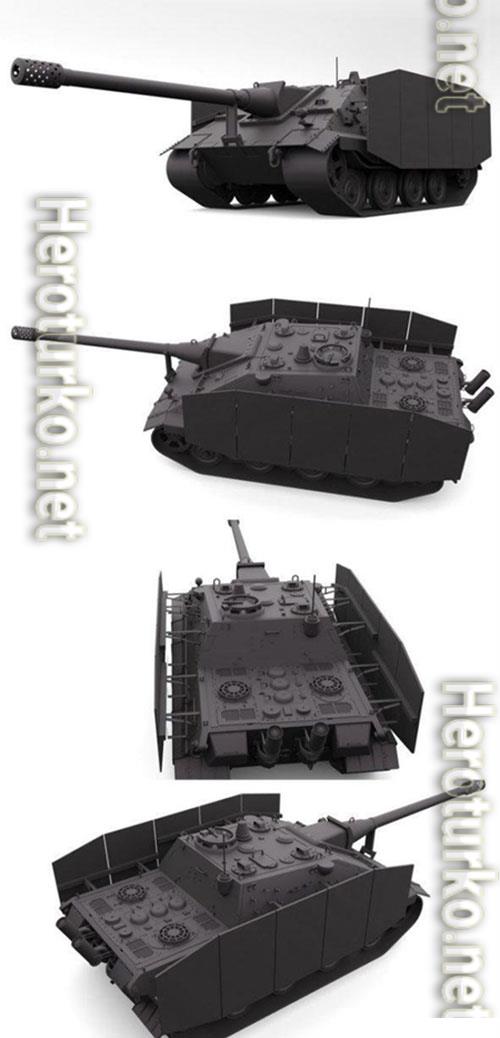 3D Models PANTHER TANK DESTROYER 3D Models PANTHER TANK DESTROYER