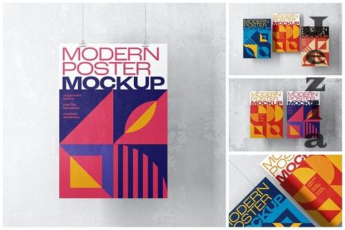 Modern Poster Mockup Set - FQ4USW8