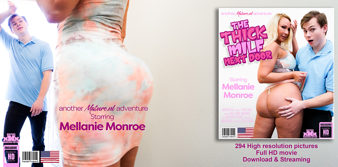 [Mature.nl / Mature.eu] Anthony Pierce (21) & Mellanie Monroe (44) - MILF Mellanie Monroe is doing the toyboy next door [2022-01-21, Blonde, Big ass, Blowjob, Cum, MILF, Old & young, Shaved, Toy boy, 1080p]