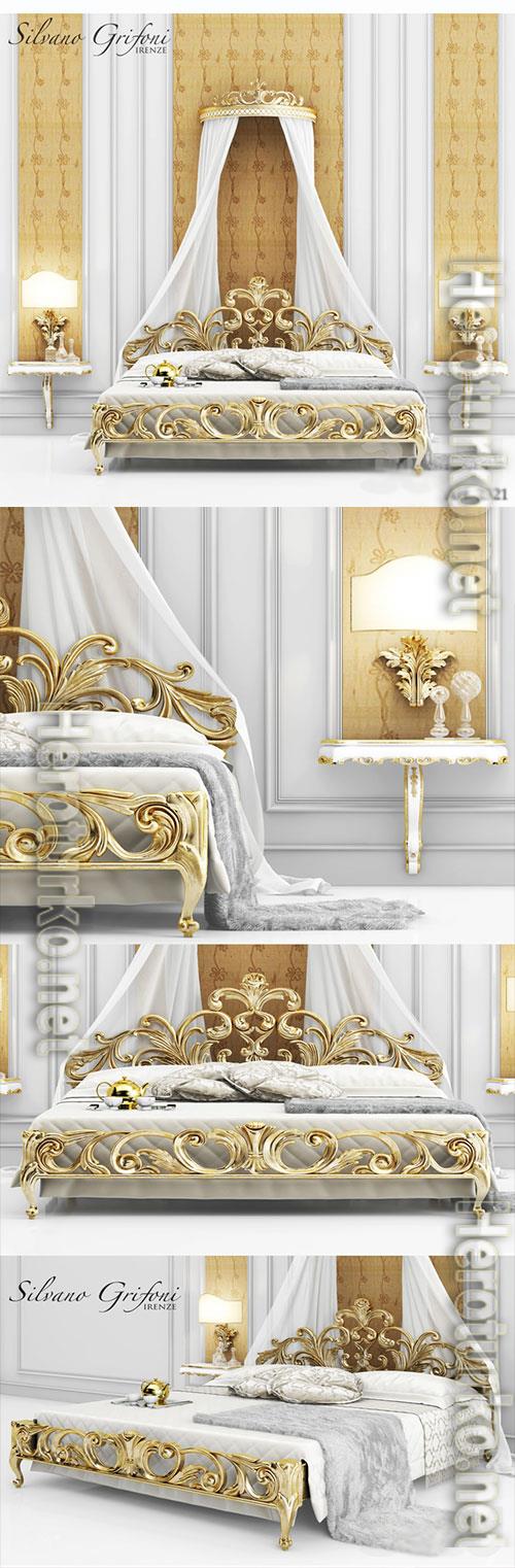 3D Models Silvano Grifoni Art 2321 Bedroom set