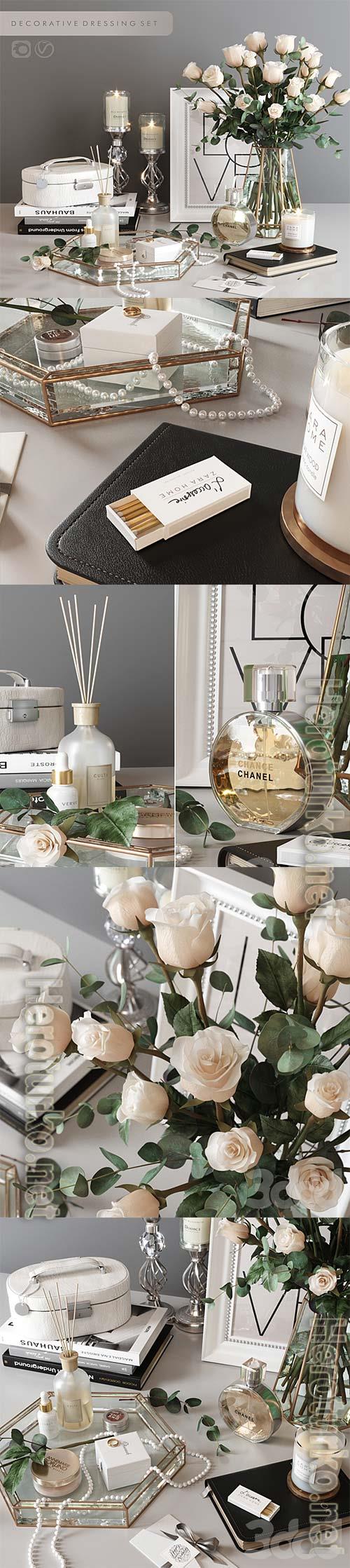 3D Models DECORATIVE DRESSING SET 3D Models DECORATIVE DRESSING SET