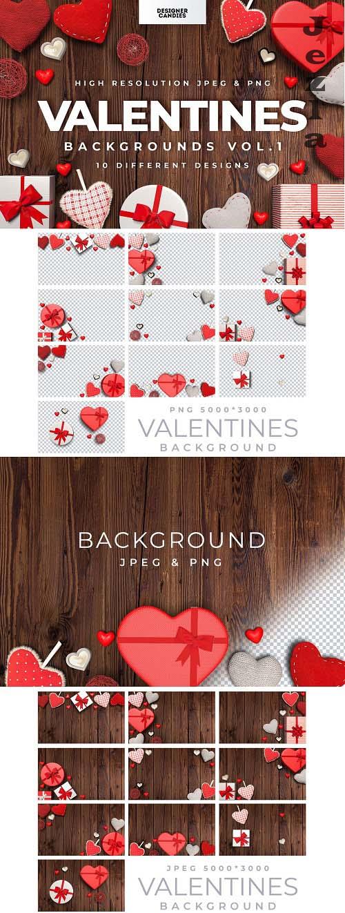 Valentine's Day 3D Backgrounds Vol.1 Valentine's Day 3D Backgrounds Vol.1