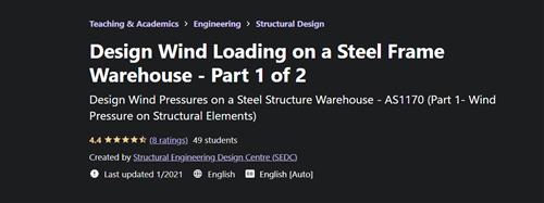 Design Wind Loading on a Steel Frame Warehouse Part 1 of 2