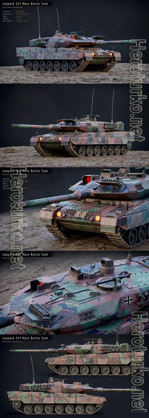 3D Models Leopard 2A7 German Tank 3D Models Leopard 2A7 German Tank
