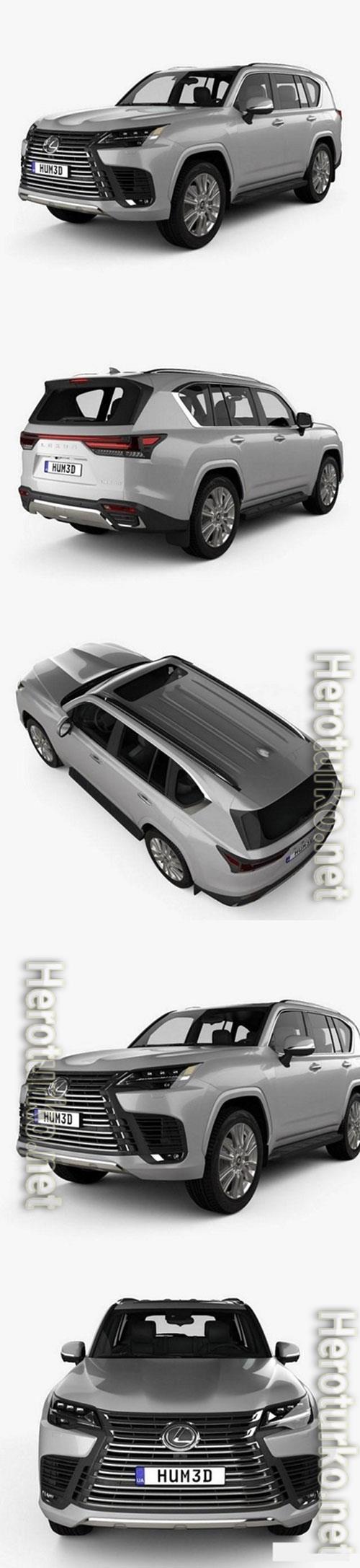 3D Models LEXUS LX 600 2022