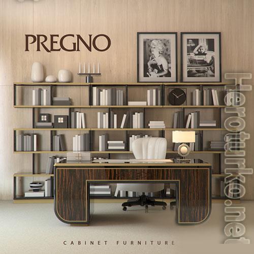 3D Models PREGNO CABINET SET