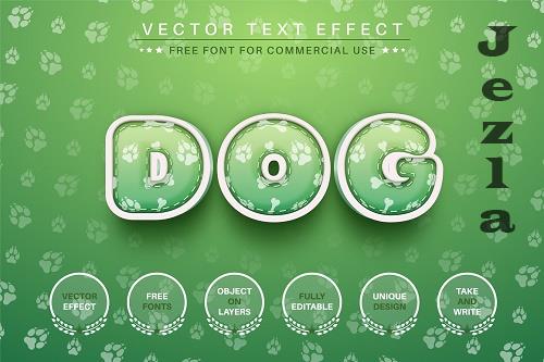 Big Dog - Editable Text Effect, Font - 6902229