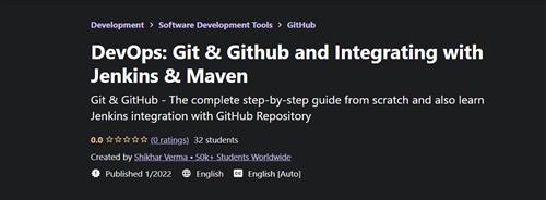 DevOps - Git & Github and Integrating with Jenkins & Maven