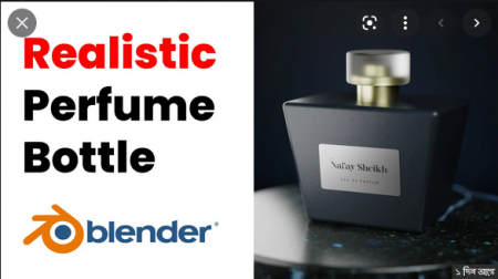 Blender 3D: Easy Realistic Perfume Product Visualization