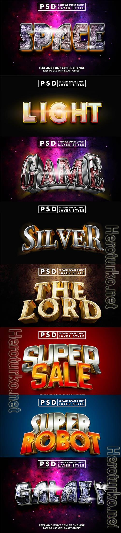 Psd text effect set vol 78