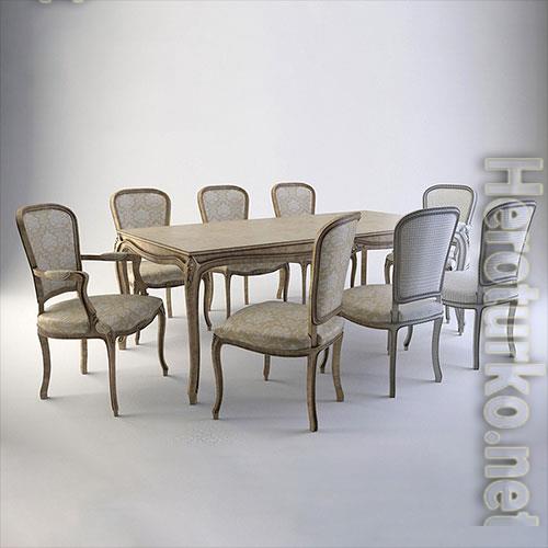 3D Models Table & chairs 010 3D Models Table & chairs 010