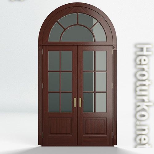 3D Models Wooden doors 02 3D Models Wooden doors 02