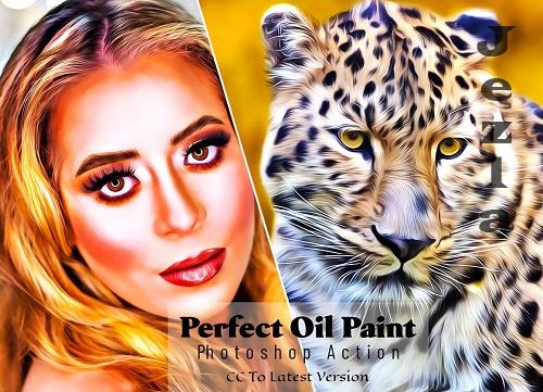 Perfect Oil Paint Photoshop Action - 6905638