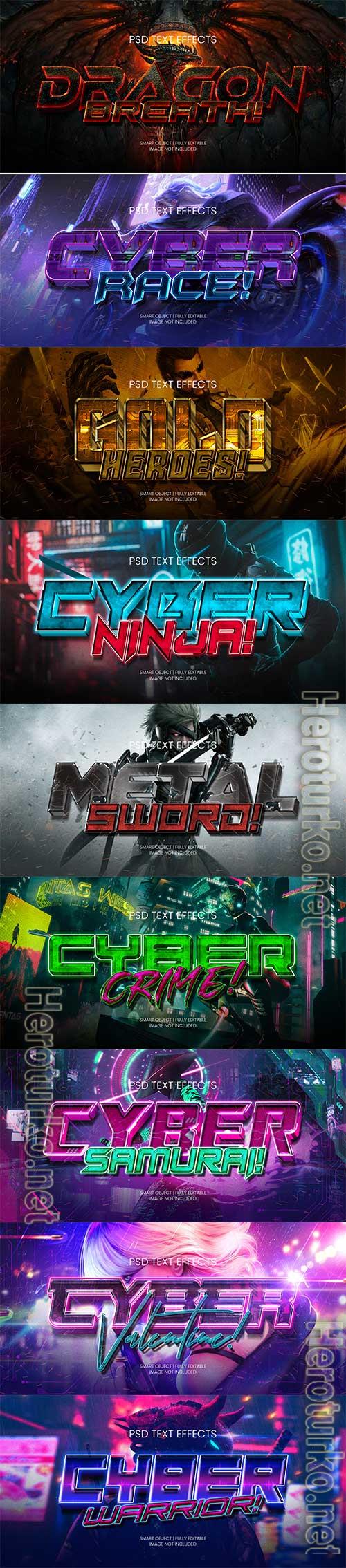 Psd text effect set vol 89 Psd text effect set vol 89