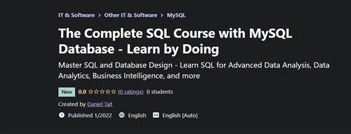 Udemy - The Complete SQL Course with MySQL Database Learn by Doing