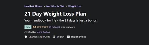 Jenna Collins – 21 Day Weight Loss Plan