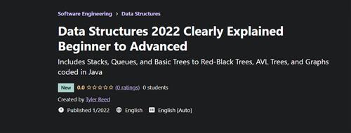 Tyler Reed - Data Structures 2022 Clearly Explained Beginner to Advanced