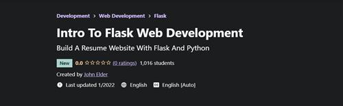 John Elder - Intro To Flask Web Development