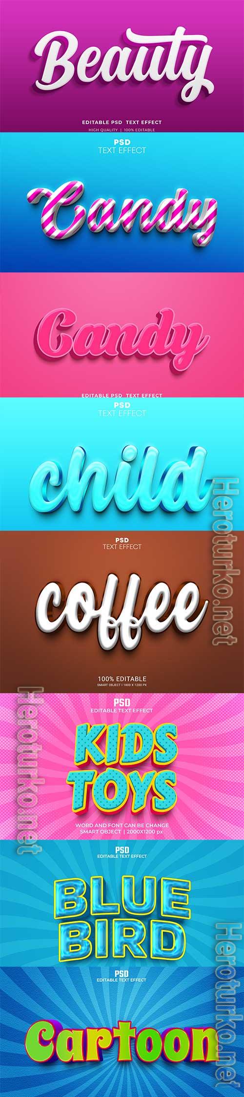 Psd text effect set vol 93