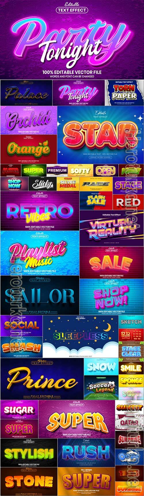 3d editable text style effect vector vol 969 3d editable text style effect vector vol 969