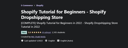 Shopify Tutorial for Beginners – Shopify Dropshipping Store Download