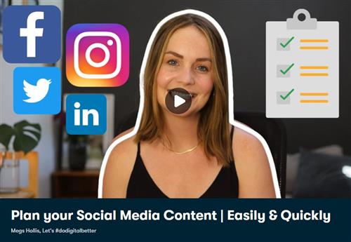 Megs Hollis - Plan Your Social Media Content Easily & Quickly