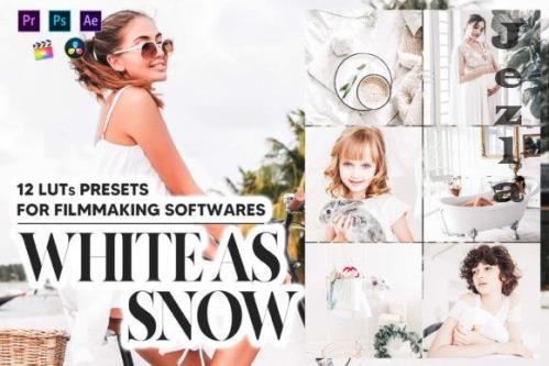 12 White As Snow Video LUTs Presets