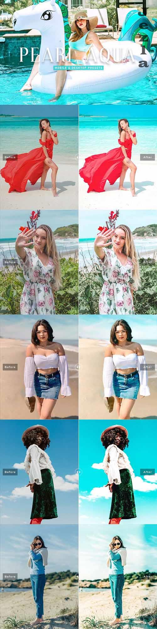 Pearl Aqua Pro Lightroom Presets - 6915627