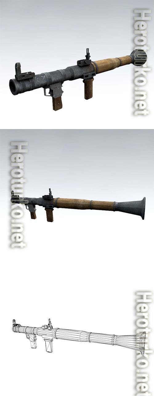 3D Models RPG-7 grenade launcher 3D Models RPG-7 grenade launcher