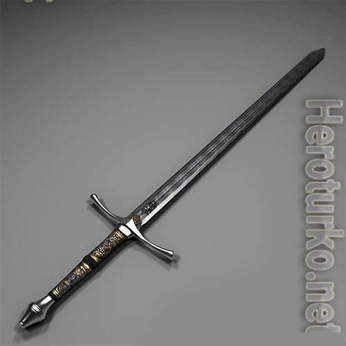 3D Models Old sword