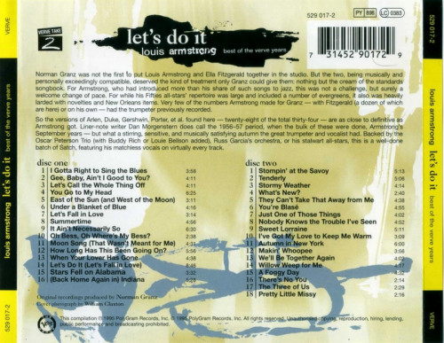 Louis Armstrong - Let's Do It: Best of the Verve Years (1995) 2CD  Lossless