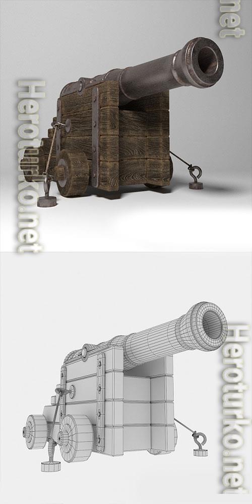 3D Models Antique cannon 3D Models Antique cannon
