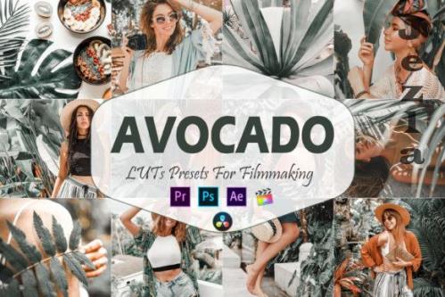 10 Avocado Video LUTs Presets