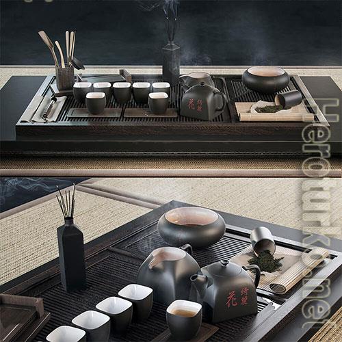 3D model of kitchen set 013 3D model of kitchen set 013
