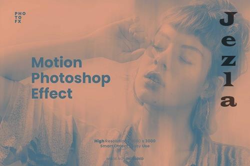 Motion photo effect photoshop