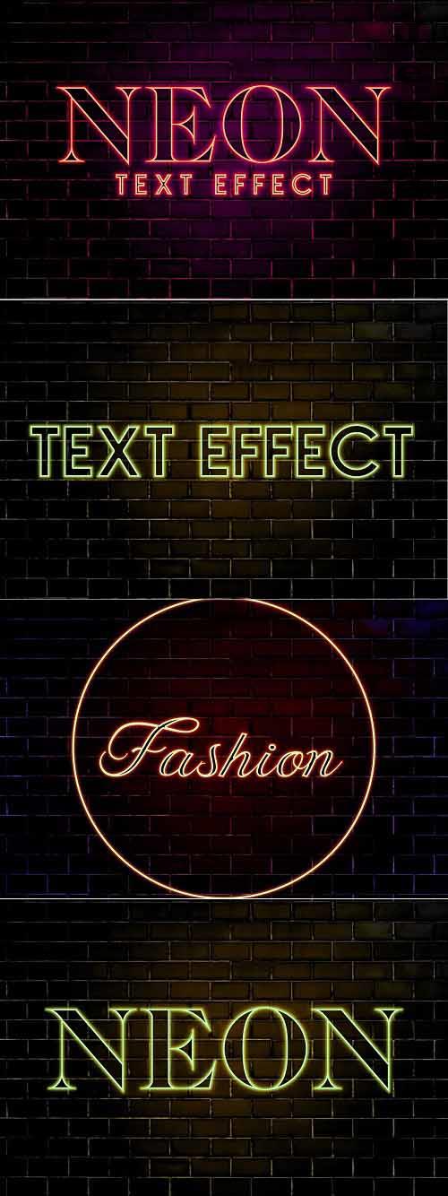 Neon Text Effect - 6890527 Neon Text Effect - 6890527