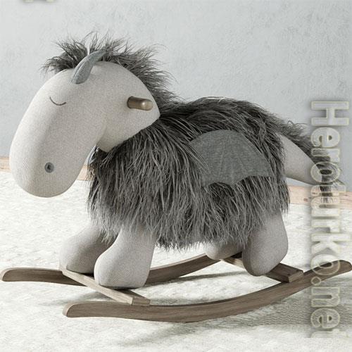 Plush Rocking dragon toy 1