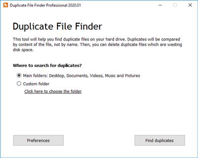 Duplicate File Finder Professional 2022.07 Multilingual