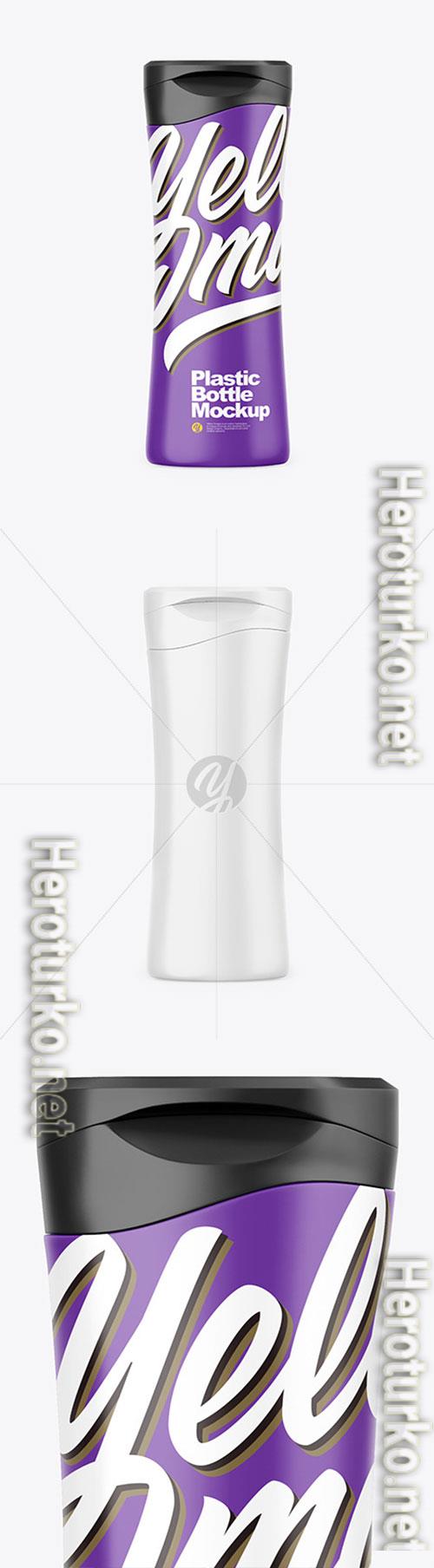 Matte Plastic Cosmetic Bottle Mockup 72543