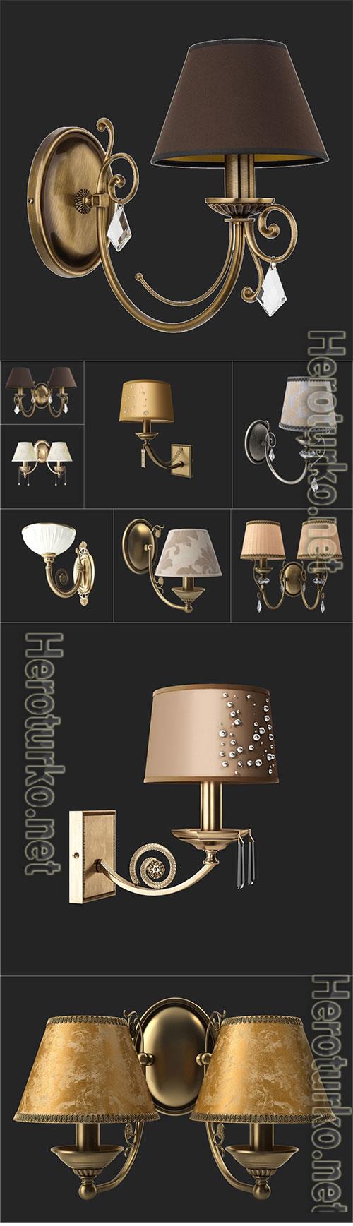 3D model Wall light Set 2