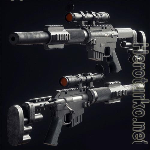 3D Models McMillan CS5 sniper rifle 3D Models McMillan CS5 sniper rifle